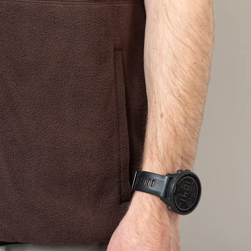 Gramicci Thermal Fleece Reversible Vest Tobacco-13