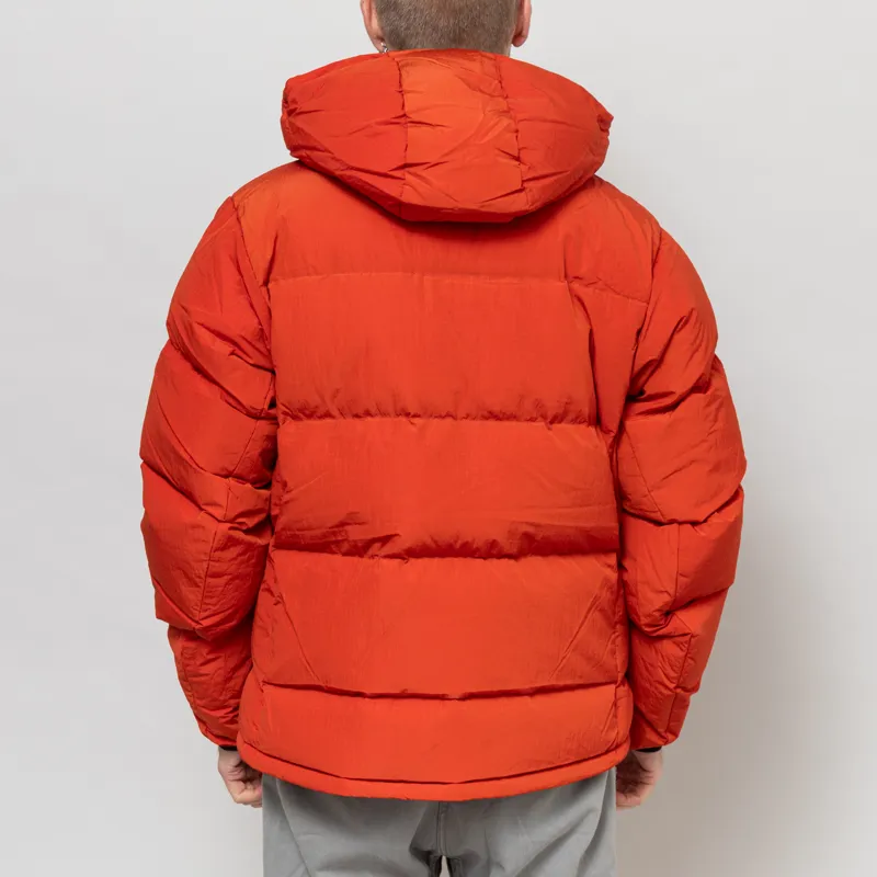 Gramicci Down Puffer Hooded Jacket Burnt Red-3