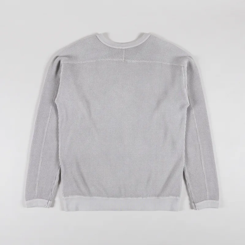 Gramicci Waffle Crew Pullover Pewter-1