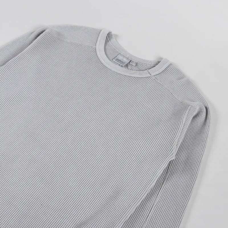 Gramicci Waffle Crew Pullover Pewter-2