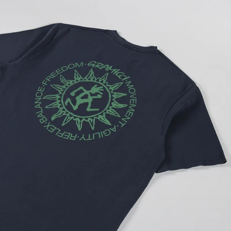 Gramicci Sun T Shirt Navy Pigment-2