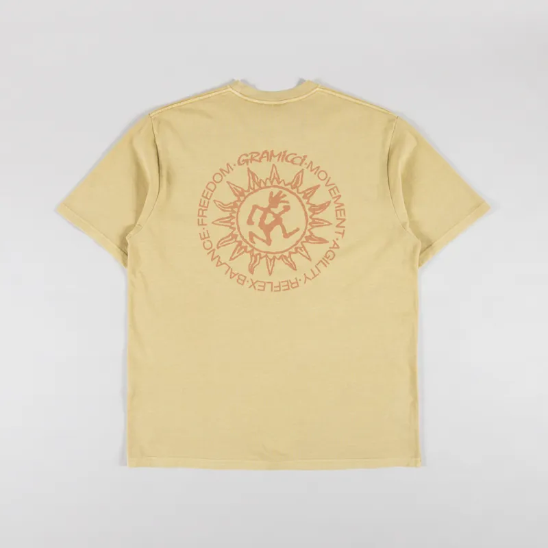 Gramicci Sun T Shirt Mustard Pigment