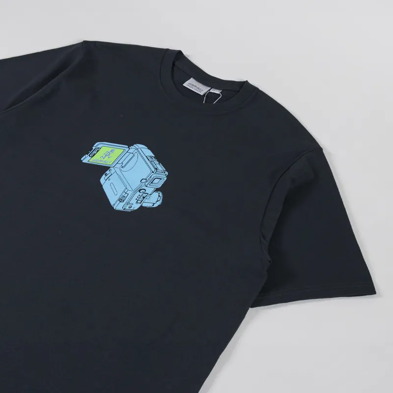 Gramicci Camcorder T Shirt Vintage Black-1