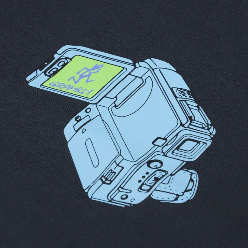 Gramicci Camcorder T Shirt Vintage Black-2