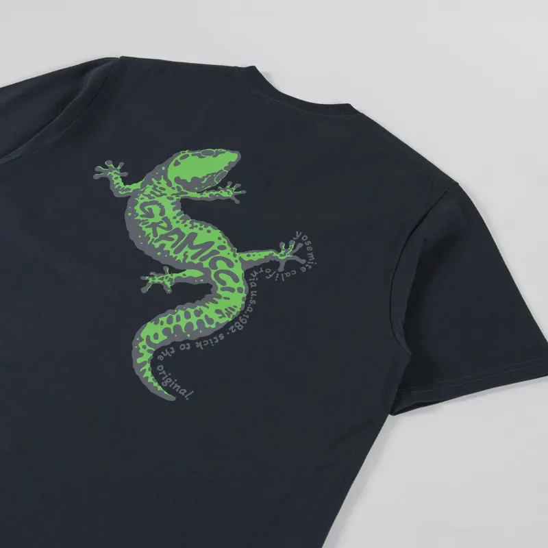 Gramicci Gecko T Shirt Vintage Black-2