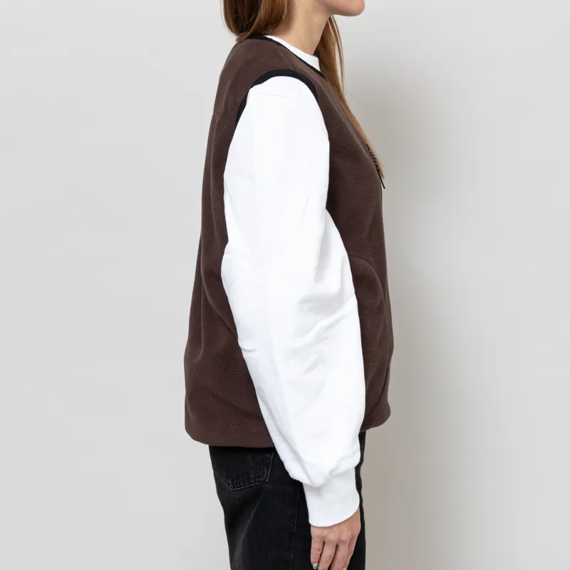 Gramicci Womens Thermal Fleece Pullover Tobacco-4