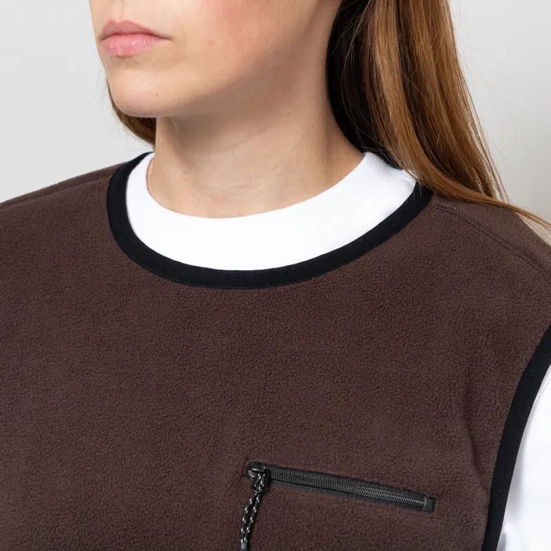 Gramicci Womens Thermal Fleece Pullover Tobacco-5