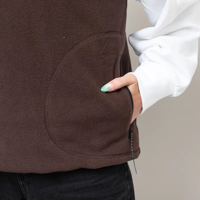 Gramicci Womens Thermal Fleece Pullover Tobacco-7