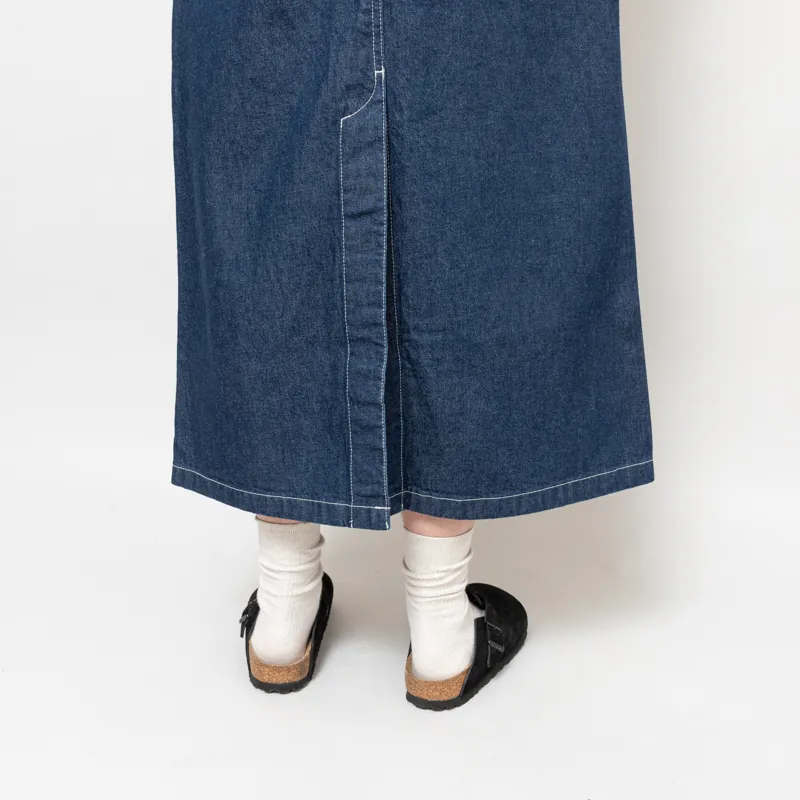 Gramicci Womens Sutter Denim Skirt Rinsed Indigo-6