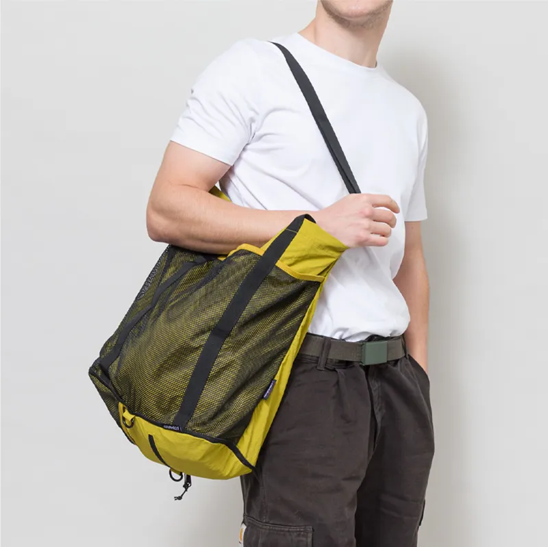 Gramicci Nylon Packable Tote Chartreuse-2