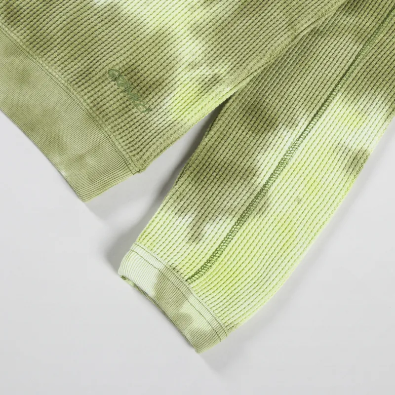 Gramicci Waffle Crew Pullover Jade Tie-Dye-6