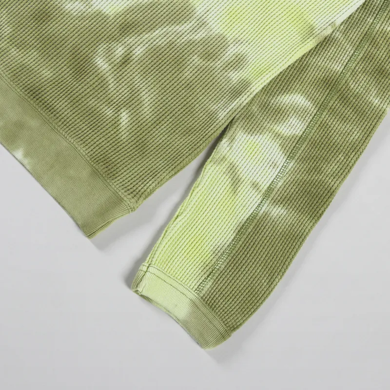 Gramicci Waffle Crew Pullover Jade Tie-Dye-7