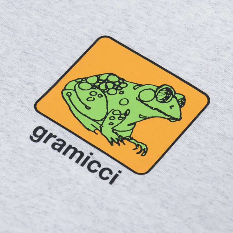 Gramicci Toad T Shirt Heather Ash-2