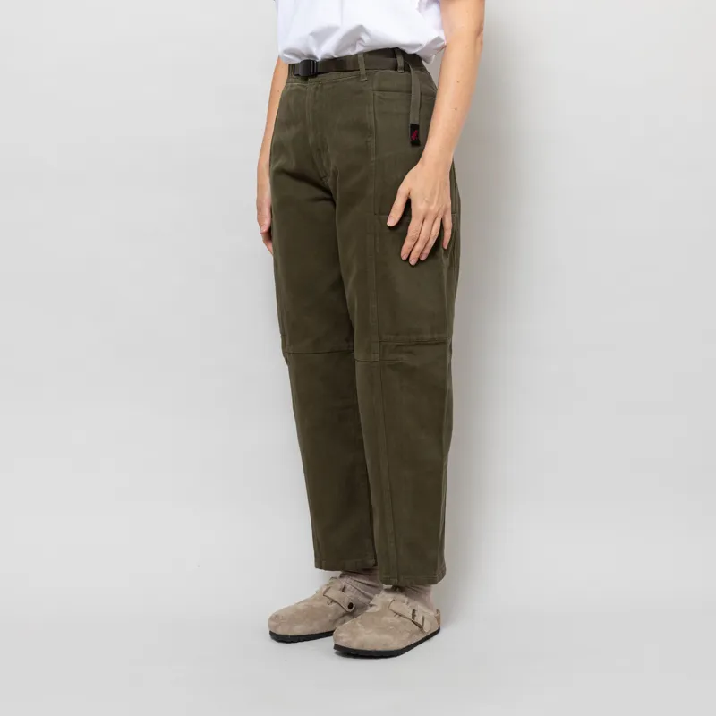 Gramicci Womens Brushed Winter Twill Voyager Pants Deep Olive-1