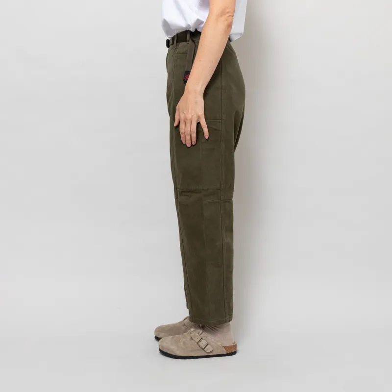 Gramicci Womens Brushed Winter Twill Voyager Pants Deep Olive-2