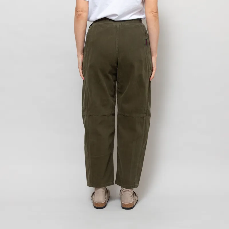 Gramicci Womens Brushed Winter Twill Voyager Pants Deep Olive-3