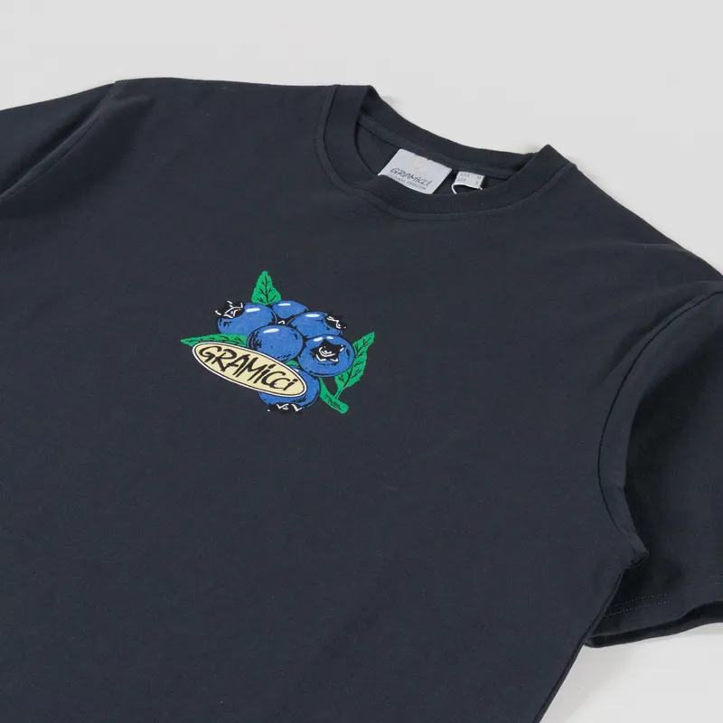 Gramicci Blueberry T Shirt Vintage Black-1