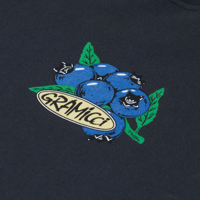 Gramicci Blueberry T Shirt Vintage Black-2
