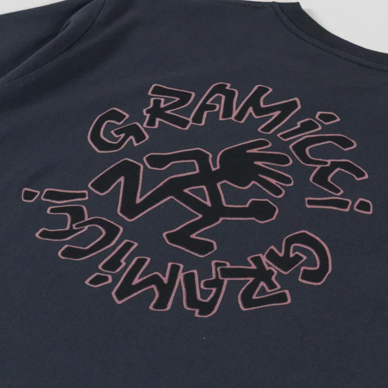 Gramicci Running Man T Shirt Vintage Black-4