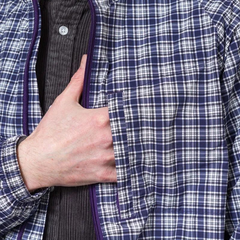 Gramicci Checkered Shell Jacket Navy Check-6