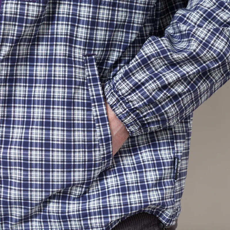 Gramicci Checkered Shell Jacket Navy Check-7