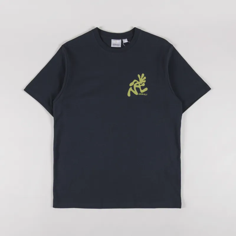 Gramicci Running Man T Shirt Vintage Black-1