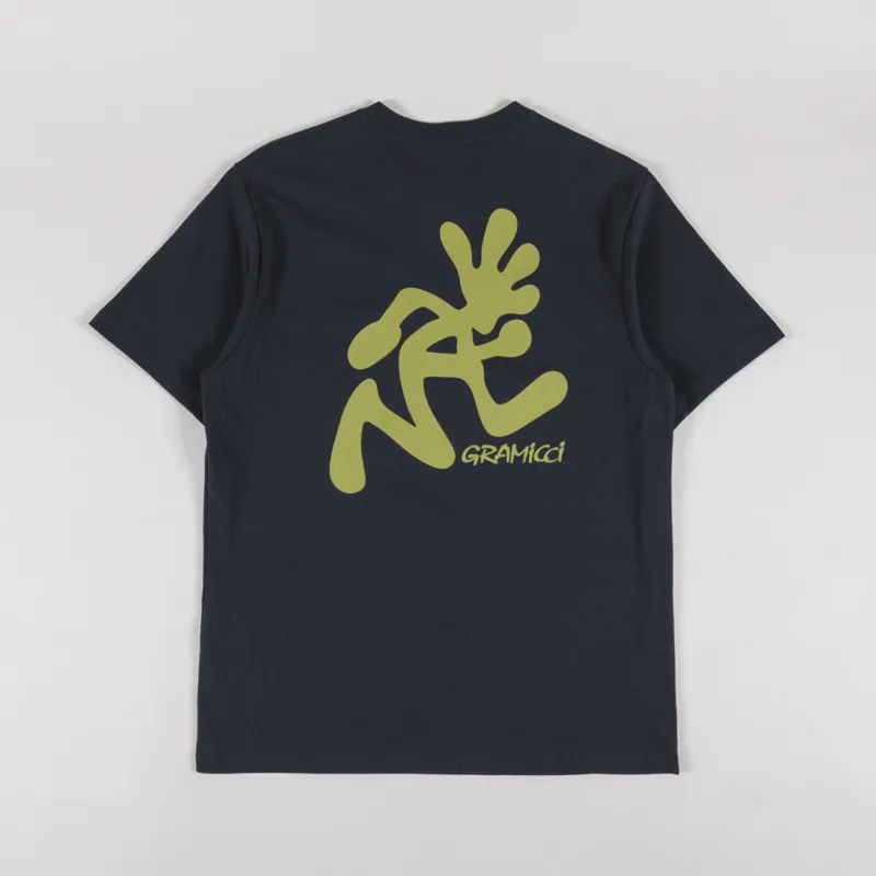 Gramicci Running Man T Shirt Vintage Black