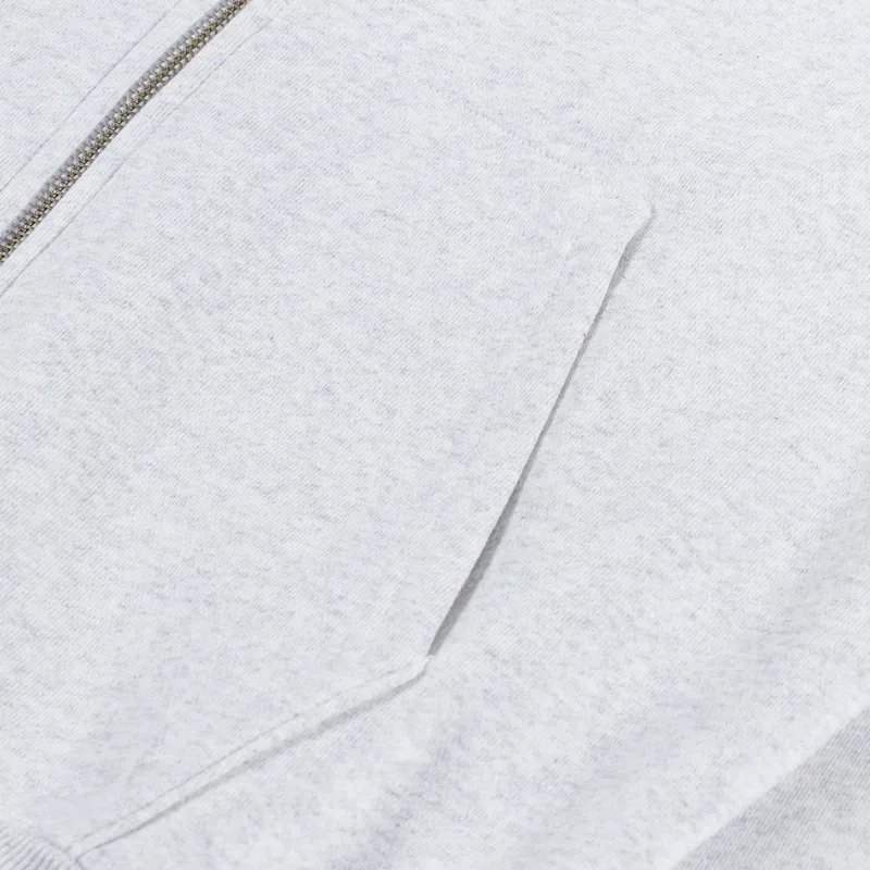 Gramicci G-Sail Zip Hooded Sweatshirt Heather Ash-7