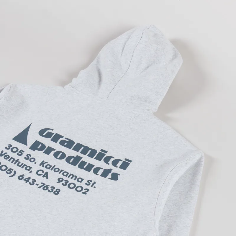 Gramicci G-Sail Zip Hooded Sweatshirt Heather Ash-2