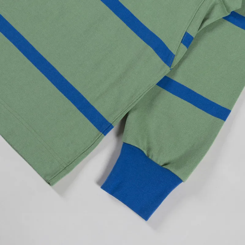 Gramicci Langdon Rugby Shirt Olive Blue-6