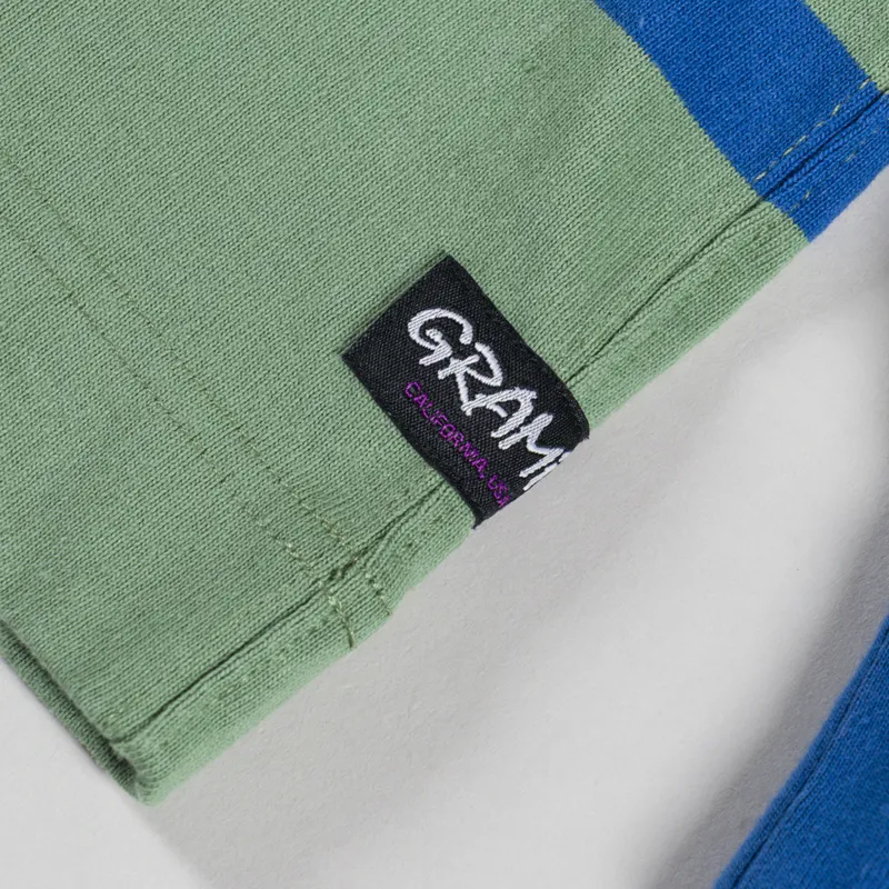 Gramicci Langdon Rugby Shirt Olive Blue-7