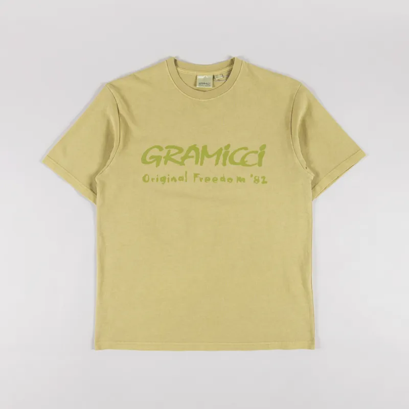 Gramicci Freedom T Shirt Sulphur Pigment