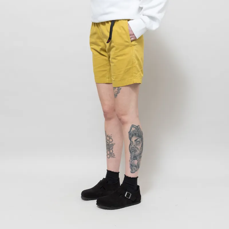 Gramicci Womens G-Short Pigment Dyed Mustard-1