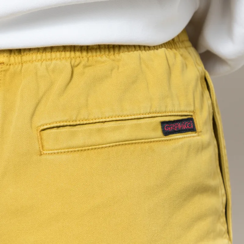 Gramicci Womens G-Short Pigment Dyed Mustard-7