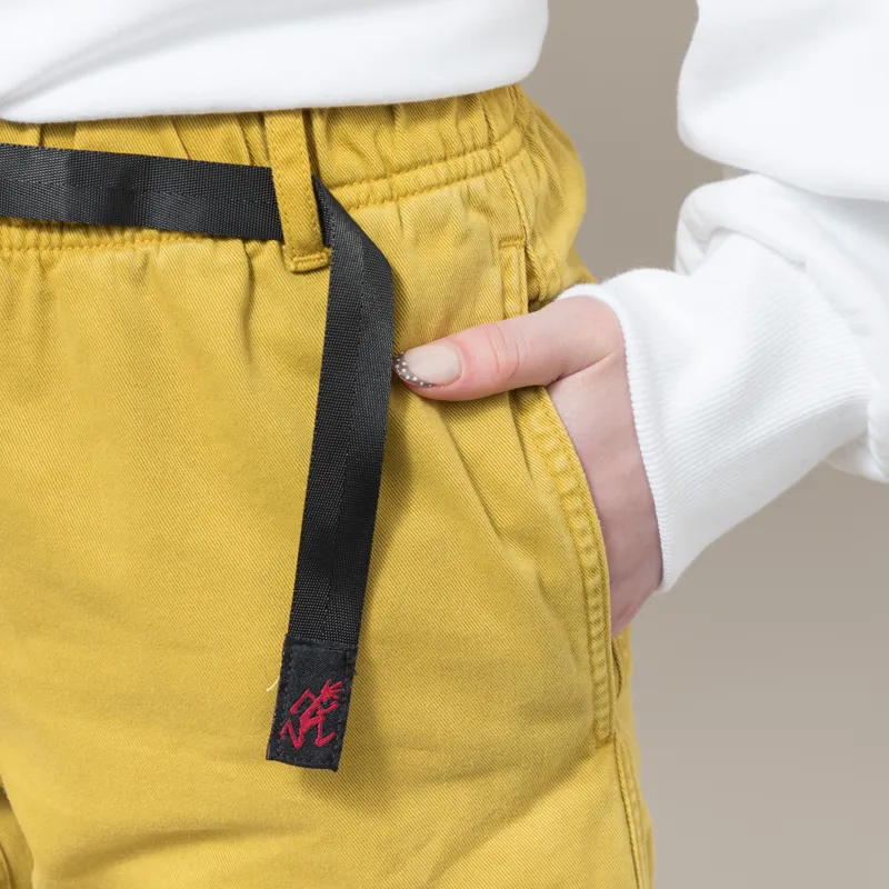 Gramicci Womens G-Short Pigment Dyed Mustard-4