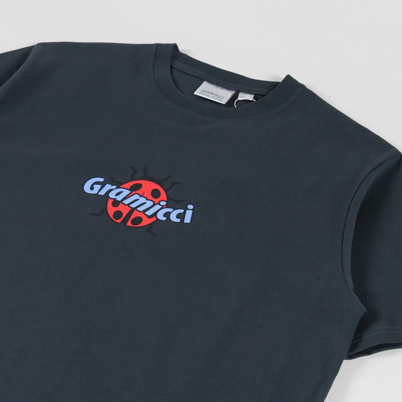 Gramicci Ladybug T Shirt Vintage Black-1