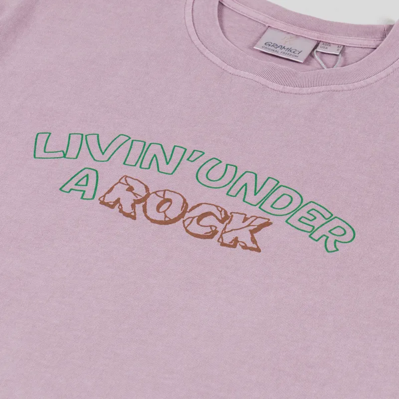 Gramicci Livin' T Shirt Lilac Pigment-3