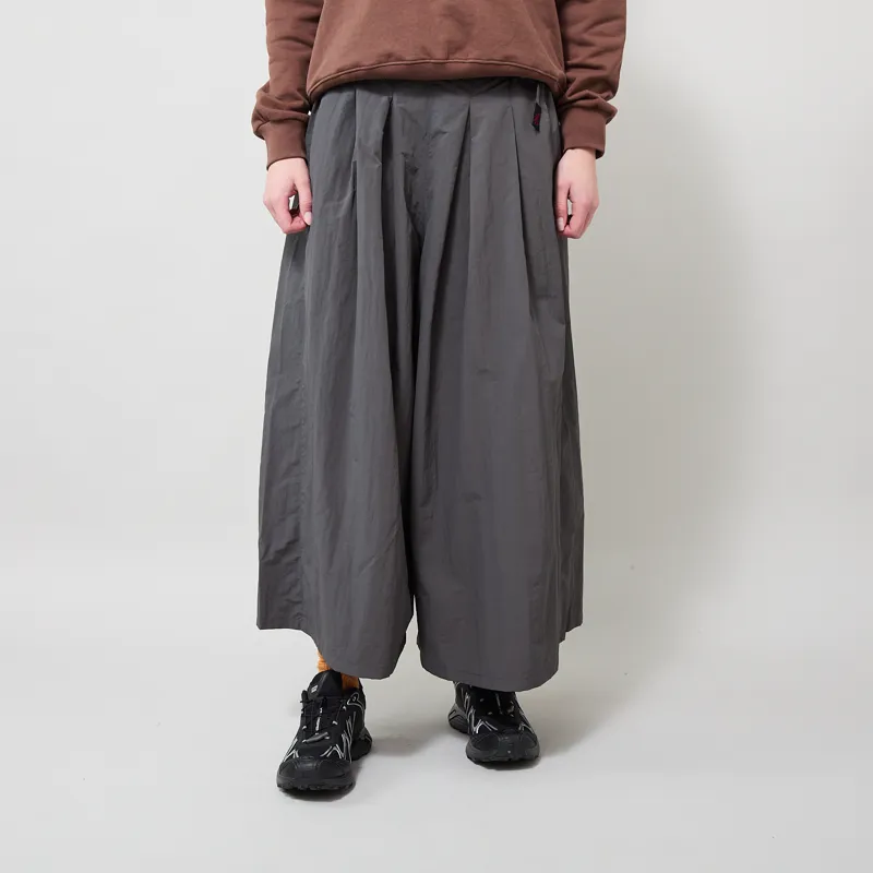 Gramicci Womens Nylon Flare Pant Carbon-1