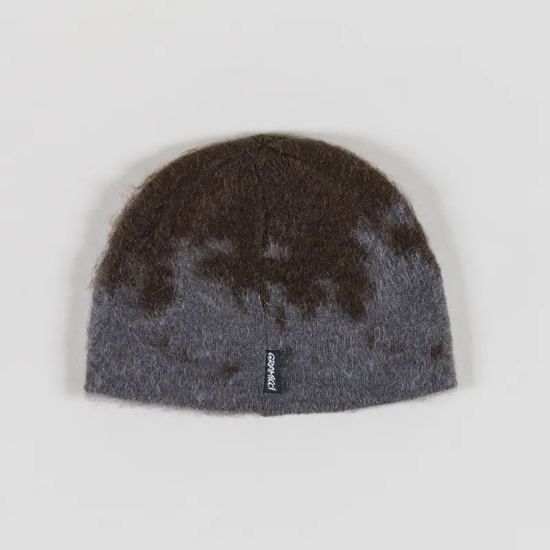 Gramicci Mohair Splatter Beanie Slate Splatter-1