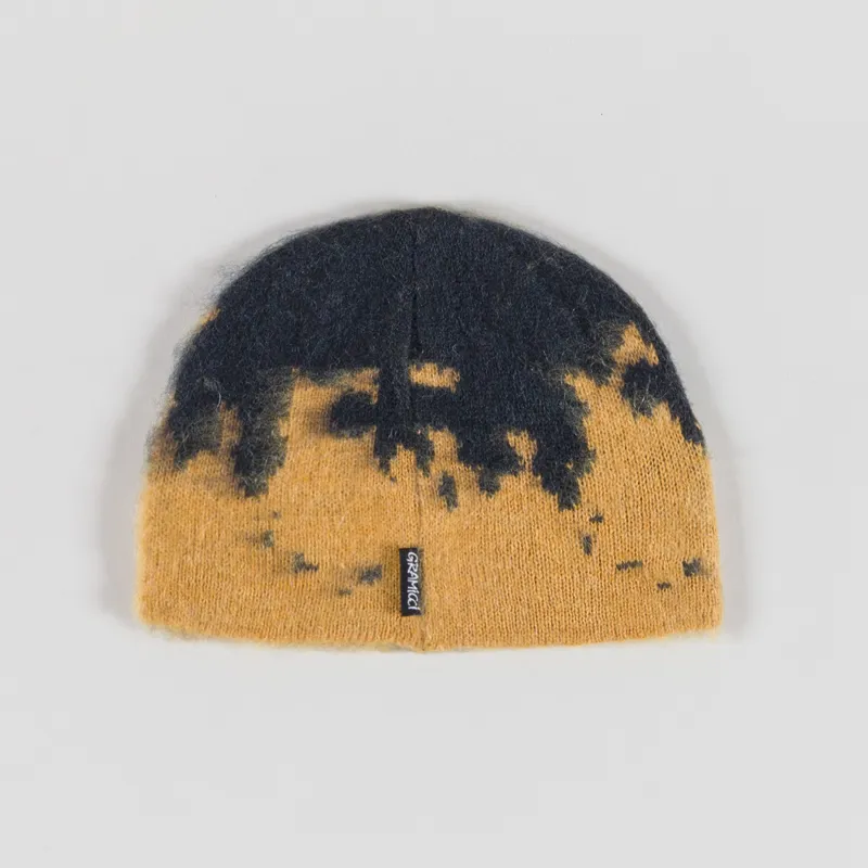 Gramicci Mohair Splatter Beanie Safron Splatter-1