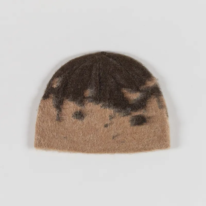 Gramicci Mohair Splatter Beanie Taupe Splatter