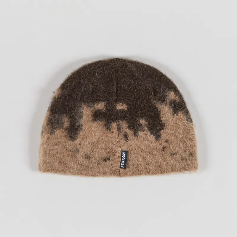 Gramicci Mohair Splatter Beanie Taupe Splatter-1