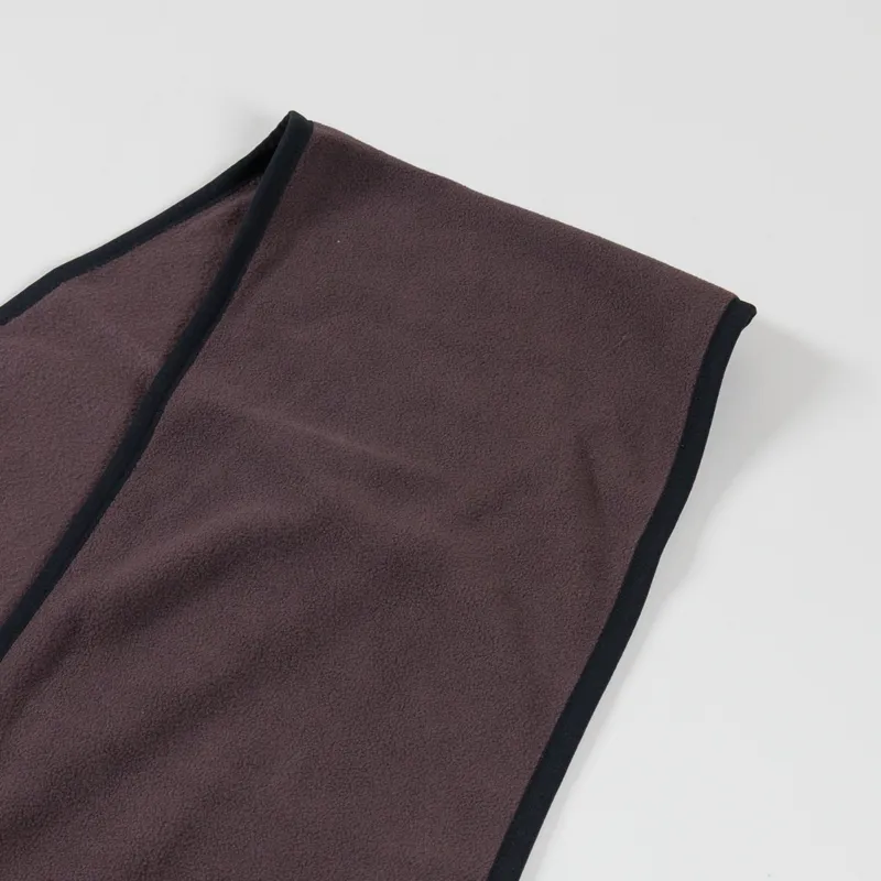 Gramicci Thermal Fleece Scarf Deep Brown-1