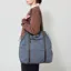 Gramicci Womens Utility Tote Bag Navy Check