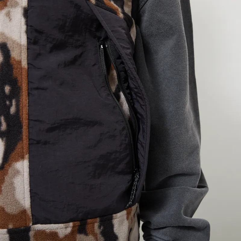 Gramicci Womens Thermal Fleece Vest Bark Camo-8