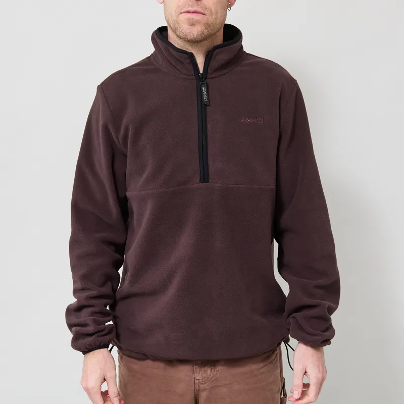 Gramicci Thermal Fleece Pullover Deep Brown