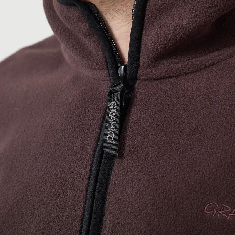 Gramicci Thermal Fleece Pullover Deep Brown-5