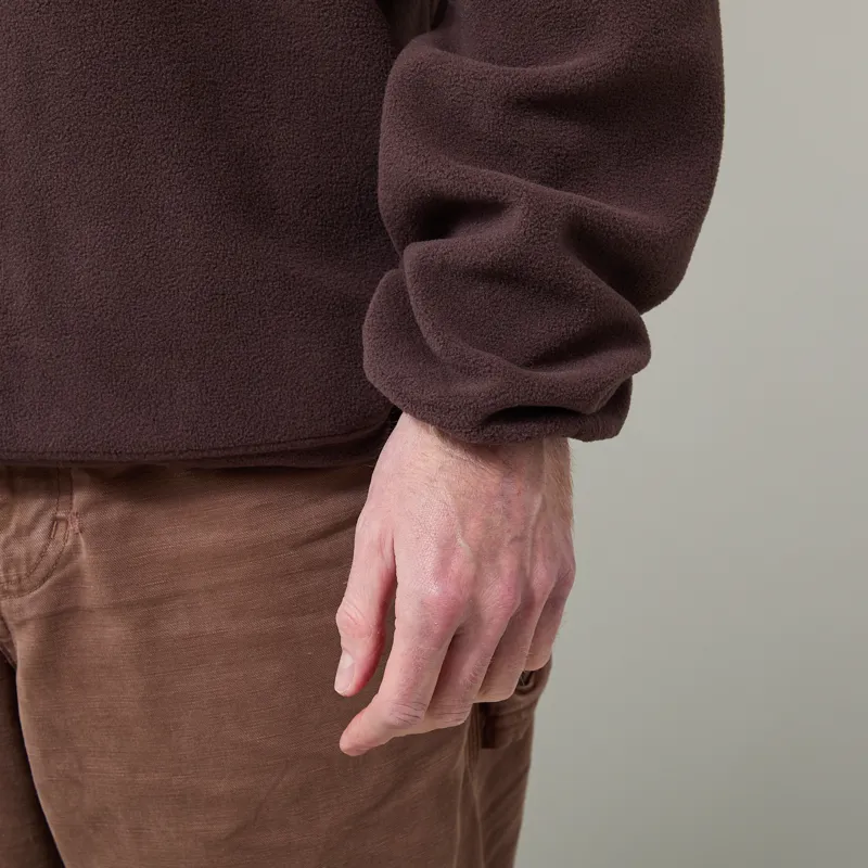 Gramicci Thermal Fleece Pullover Deep Brown-7