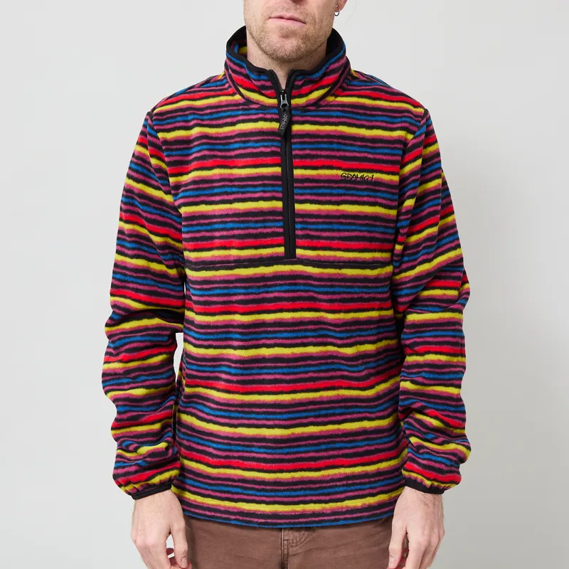 Gramicci Thermal Fleece Pullover Multi Stripe-1
