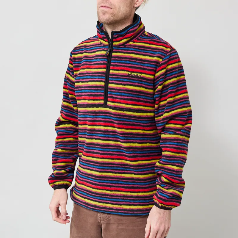 Gramicci Thermal Fleece Pullover Multi Stripe